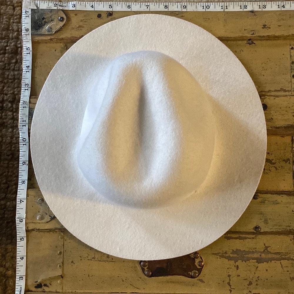 WOMENS FELT WOOL WIDE BRIM FEDORA WOOL FLOPPY HAT H&M - Picture 5 of 10